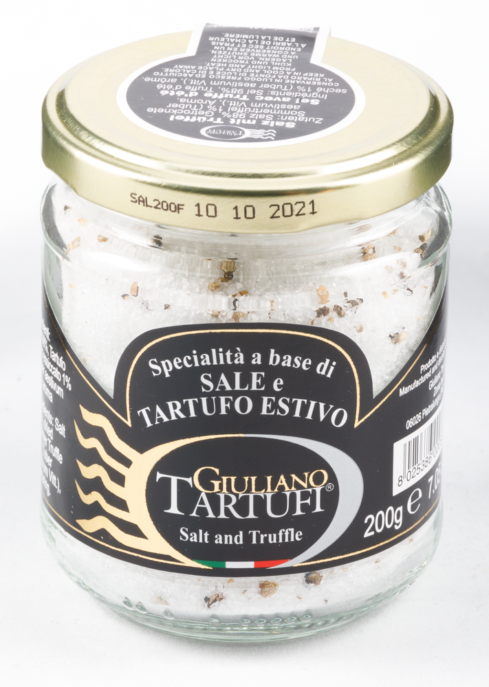 BLACK CYPRUS FLAKE SALT WITH SUMMER TRUFFLE – La Bottega del Tartufo