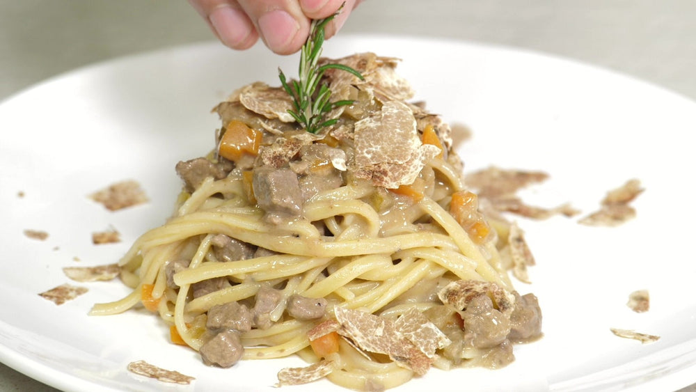 FETTUCCINE CON TRUFAS DE VERANO